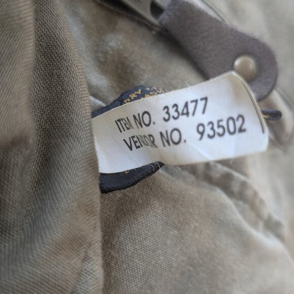 Eddie Bauer Utility Vest Cargo Heavyweight Cotton Olive Safari Photographer XL - Picture 9 of 9